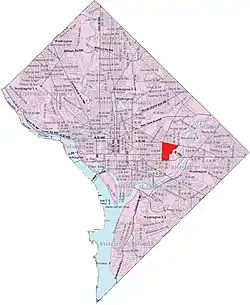 Location of Kingman Park