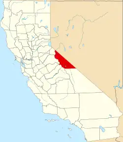 Location in the state of California