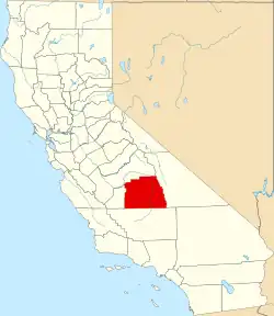 Location in the state of California