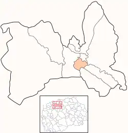 Location of Municipality of Centar
