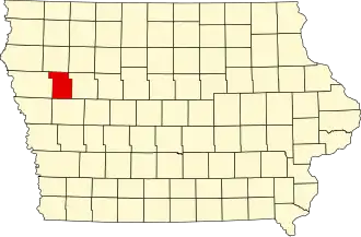 Ida County map