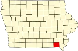 Van Buren County map