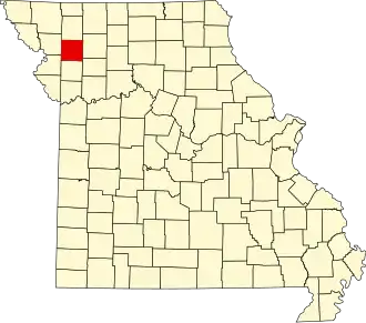 A state map highlighting DeKalb County in the northwestern part of the state.
