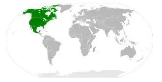 Location of Consortium for North American Higher Education Collaboration Consortium pour la collaboration dans l'enseignement supérieur en Amérique du Nord&nbsp;(French) Consorcio para la Colaboración de la Educación Superior en América del Norte&nbsp;(Spanish)