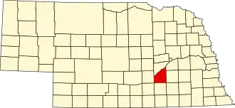 State map highlighting Hamilton County