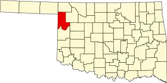 State map highlighting Ellis County