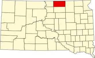 State map highlighting McPherson County