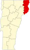 Essex County map