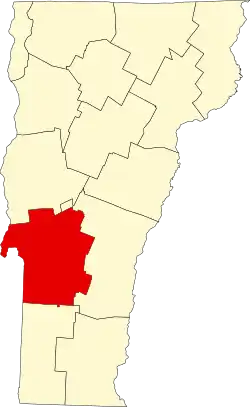 Rutland County map