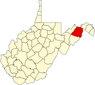 Hampshire County map