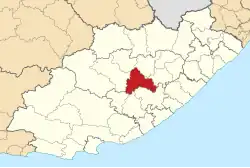 Location in the Eastern Cape
