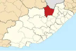 Location in the Eastern Cape