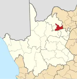 Location in the Northern Cape