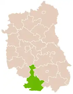 Location within the voivodeship