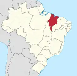 Location in Brazil