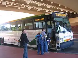 Marin Transit serves the Civic Center.