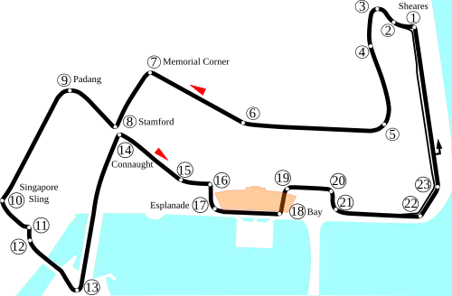 Revised circuit with re-profiled turns 16–17 (2018–2019, 2022)