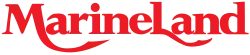 The Marineland logo in red