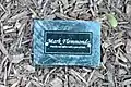 Plaque honoring Mark Flemmonds