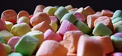 Colorful marshmallows