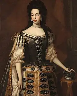 Mary of Modena with the crown, 1687