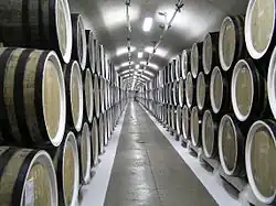 Main cellar of Massandra Winery