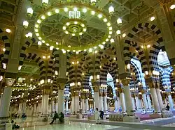 Interior of the new section