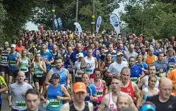 Mass Race Start - Antrim Coast Half Marathon