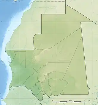 Dafor is located in Mauritania