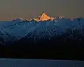 McClure Peak illuminated at dawn