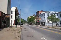 Main Street in McConnelsville in 2007