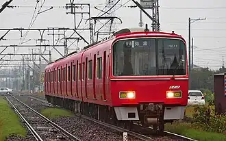 An image of a Meitetsu 3500 series (II) electric multiple unit.
