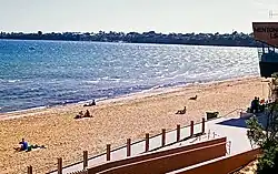 Mentone Beach outside Life saving club