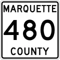 County Road 480 marker