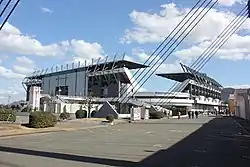 Exterior of stadium, 2017
