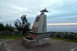 In memory of "Uredd"-submarine that was sunk in Fugløyfjorden, Nordland, Norway in 1943.
