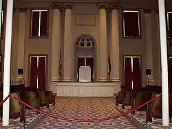 Old Mississippi State Capitol House of Representatives chamber.