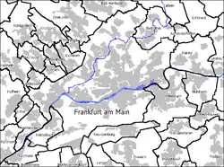 Frankfurt Rödelheim is located in Frankfurt am Main