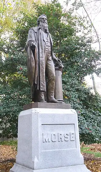Statue of Samuel F.&nbsp;B. Morse by Byron M. Picket, New York's Central Park, dedicated 1871