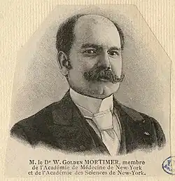 Dr W. Golden Mortimer's Fellowship Picture for the Academy of Medicine of New York