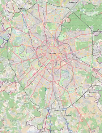 2007 IIHF World Championship is located in Moscow Ring Road