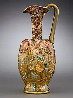 Moser pitcher, Bohemia, c. 1880