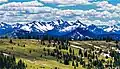 Mount Winthrop centered, seen from Manning Park