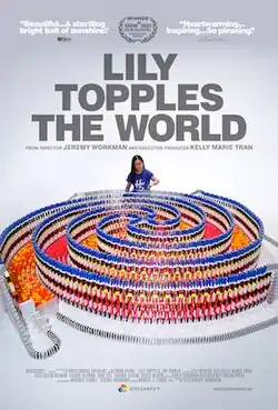 Movie poster for the documentary Lily Topples the World.