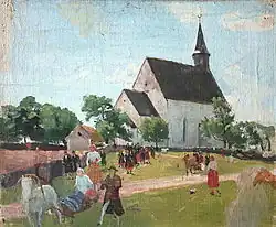 Muhu church (1893), by Paul Raud (1865–1930)