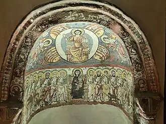 Niche from the Monastery of Apa Apollo in Bawit, 6th–7th century, Tempera, The Coptic Museum of Cairo