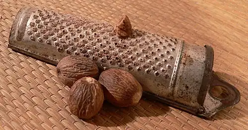 A nutmeg grater