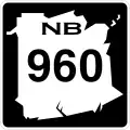Route 960 marker