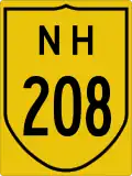 National Highway 208 shield}}