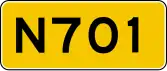 Provincial highway 701 shield}}